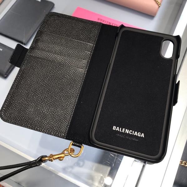 入手困難！【BALENCIAGA】バレンシアガ 手帳型 iPhone ケース コピー エレガント高級レザー iPhone11 X/XS用20100802